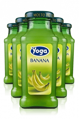 Yoga Magic Banana Cassa Da 24 Bottiglie x 20cl 