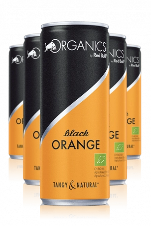 The ORGANICS By Red Bull Black Orange Cassa da 24 Lattine x 25cl