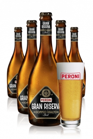 Peroni Gran Riserva Doppio Malto Cassa da 24 x 33cl + OMAGGIO 6 bicchieri Peroni