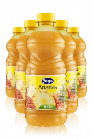 Yoga Ananas Cassa da 6 bottiglie x 1Litro 