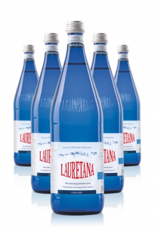 Acqua Lauretana Naturale 1Litro Cassa Da 6 Bottiglie In Vetro
