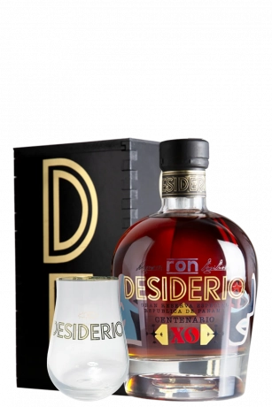 Ron Desiderio XO 70cl (Cassetta in Legno) + 1 bicchiere 