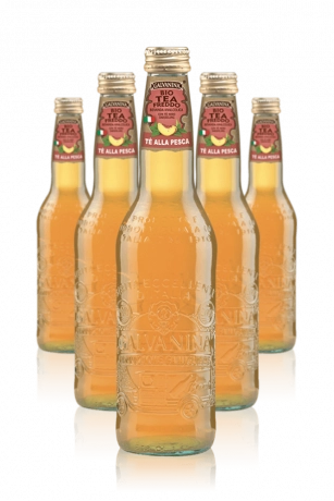 Tè alla Pesca Bio Galvanina Cassa Da 12 Bottiglie x 355ml