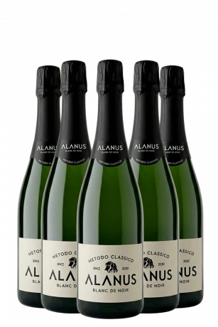 6 Bottiglie Metodo Classico Alanus Extra Brut Blanc De Noir 