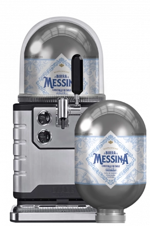 Spillatore per Fusto Blade 8 LT + 2 Fusti Blade Messina Cristalli di Sale 8 LT + Starter Kit